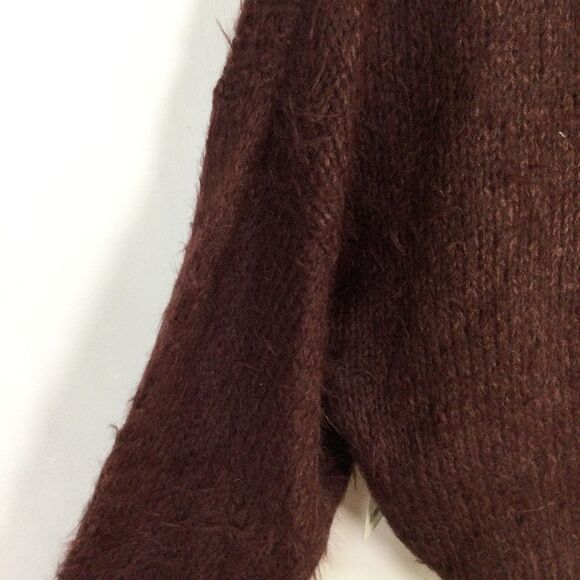 Free People Women's Pullover Crop Sweater Olivia Long Sleeve Decadent Size L NWT - Picture 10 of 16